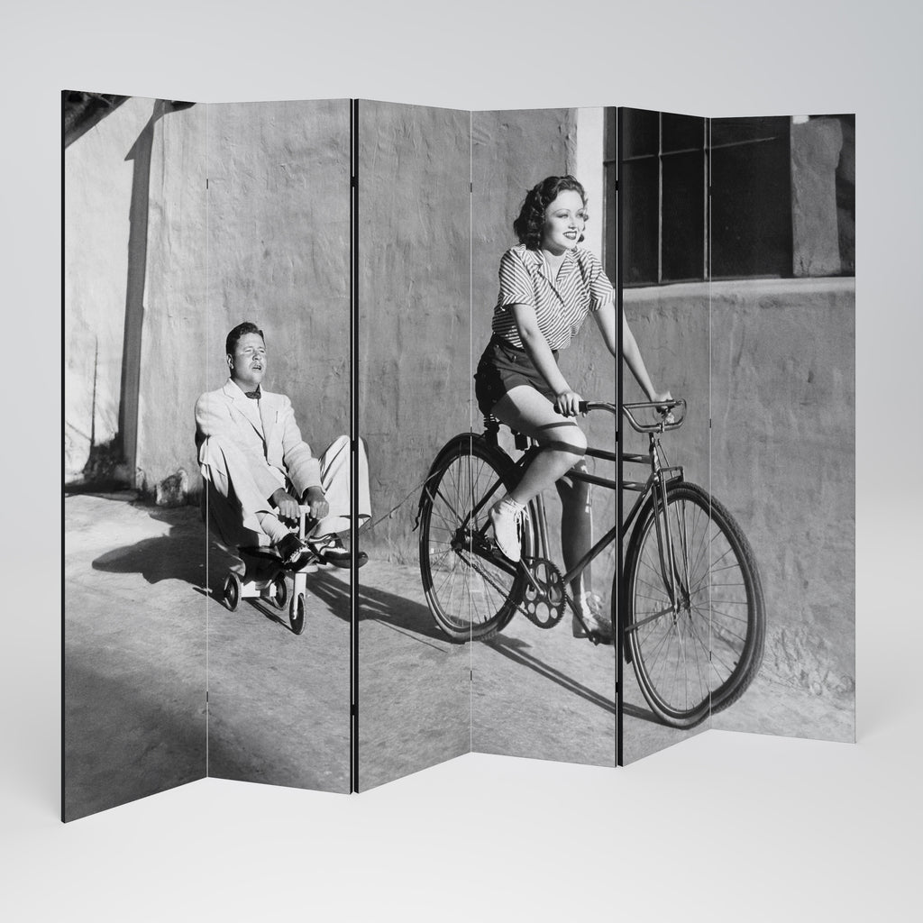 HAPPY JOURNEY 6-teiliger Paravent