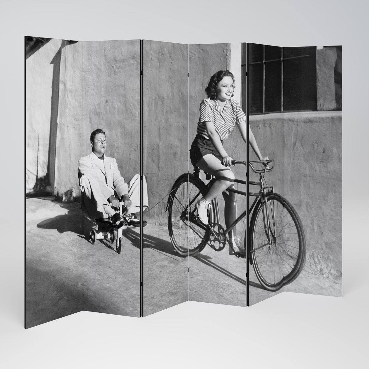 HAPPY JOURNEY 6-Panel Room Divider