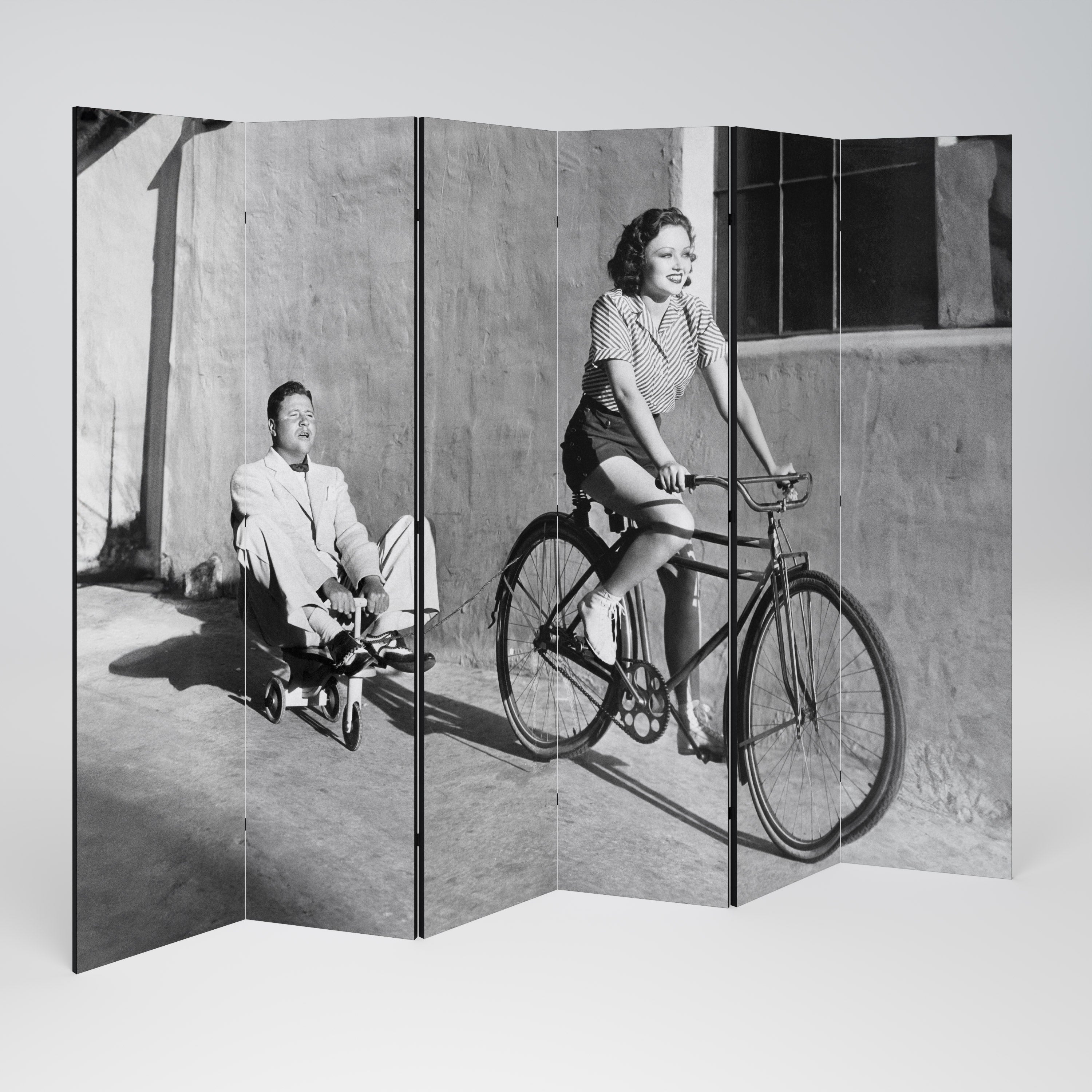 HAPPY JOURNEY 6-teiliger Paravent