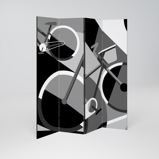 BIKE ENERGY 4-Panel Room Divider