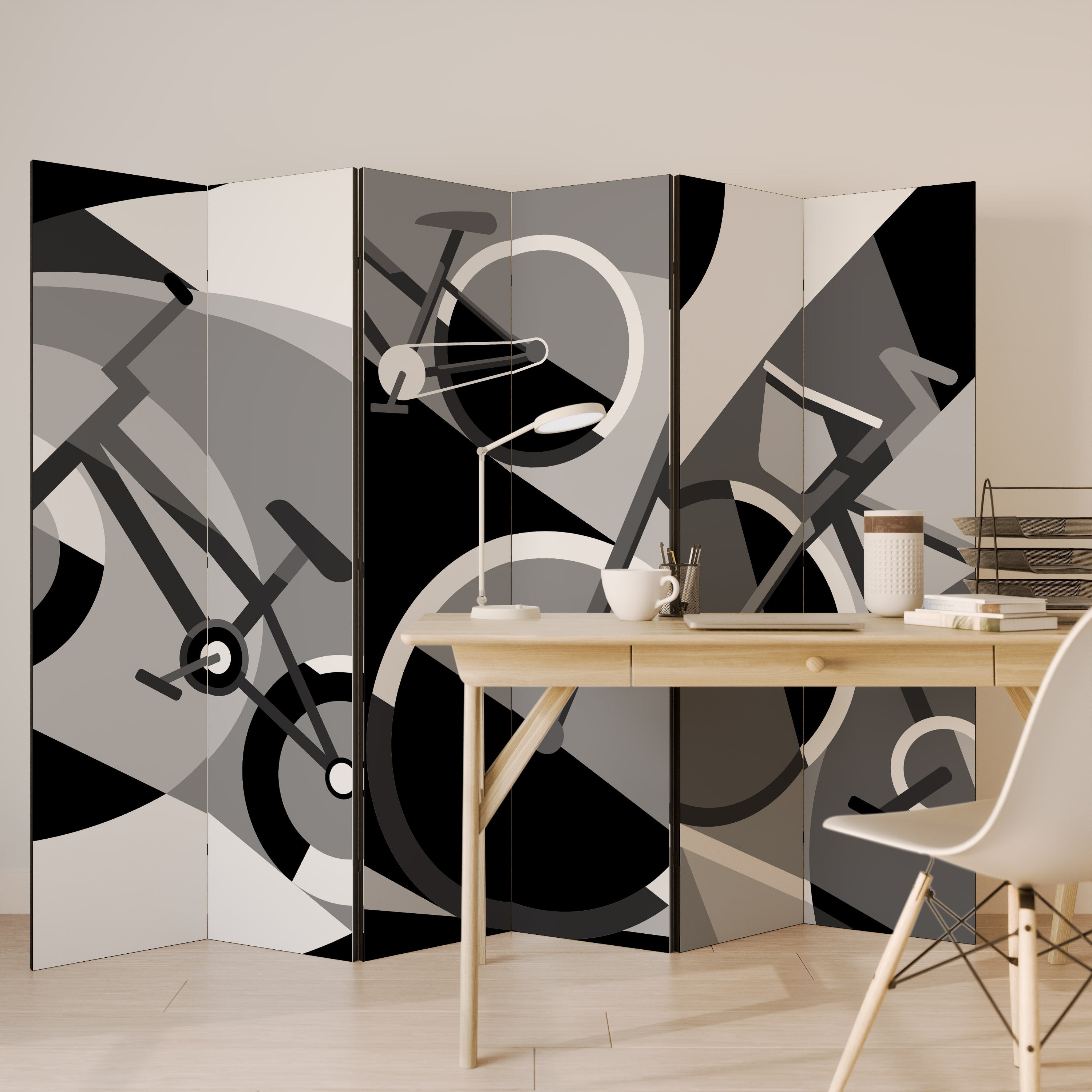 BIKE ENERGY 6-teiliger Paravent