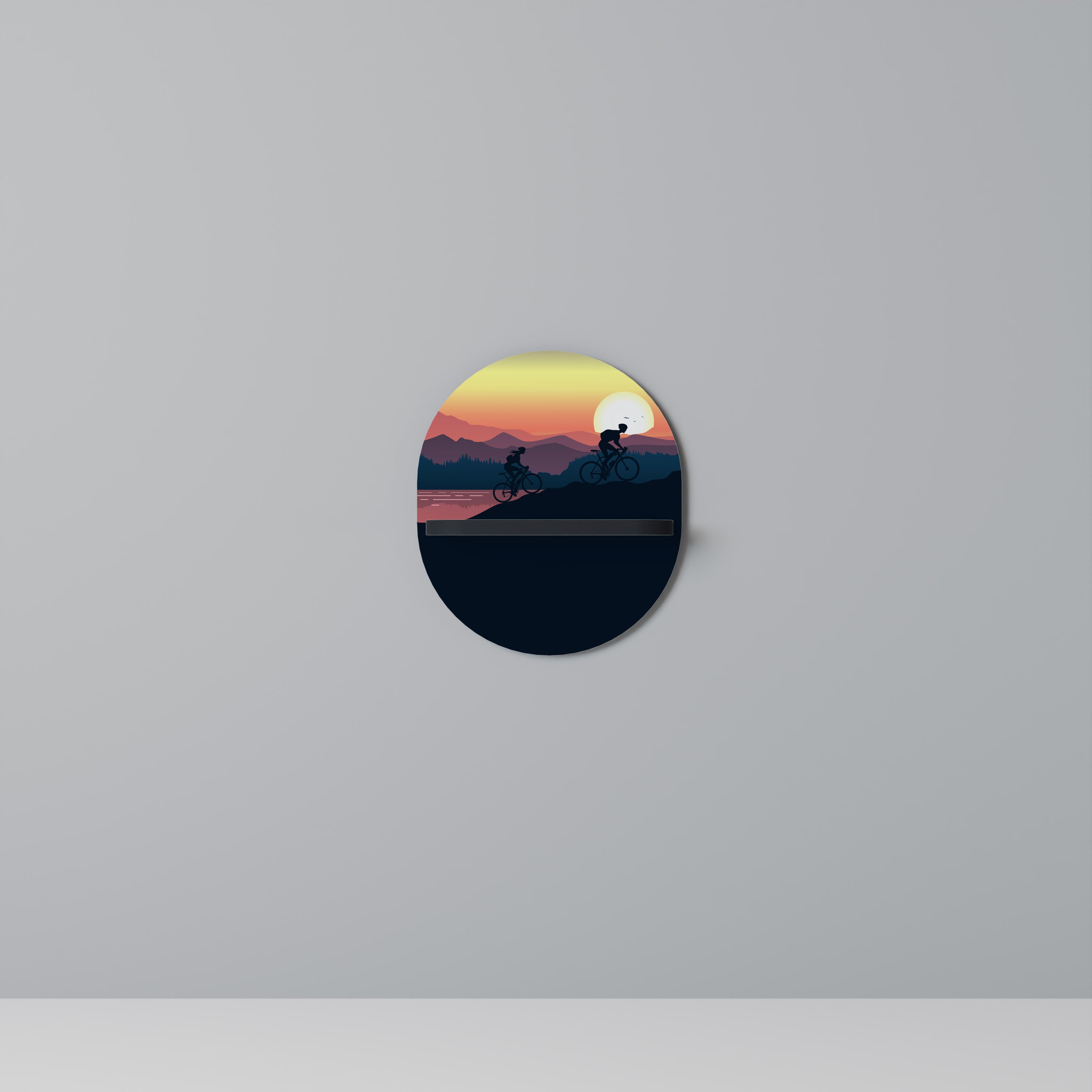 CYCLING HORIZON Decorative Art Shelf