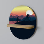 CYCLING HORIZON Decorative Art Shelf