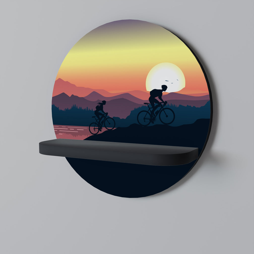 CYCLING HORIZON Decorative Art Shelf