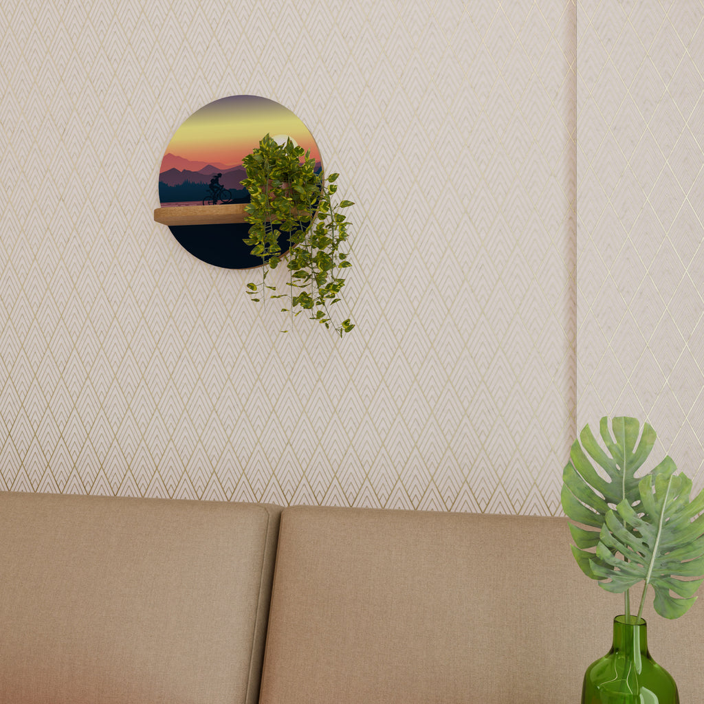 CYCLING HORIZON Decorative Art Shelf