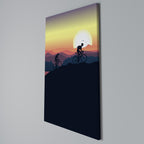 CYCLING HORIZON Quadro em tela vertical