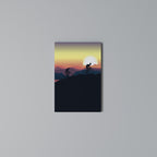 CYCLING HORIZON Quadro em tela vertical