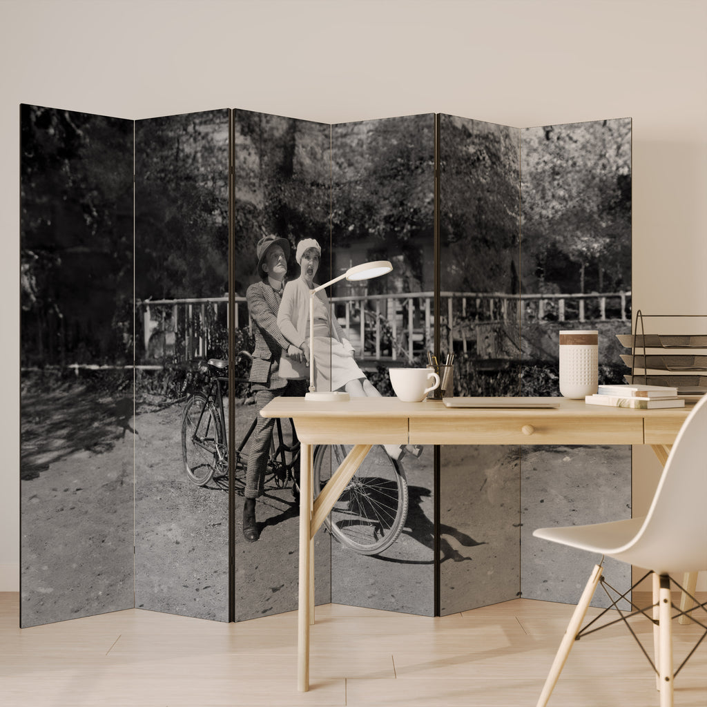 RIDING THROUGH TIME 6-teiliger Paravent