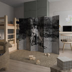 RIDING THROUGH TIME 6-teiliger Paravent