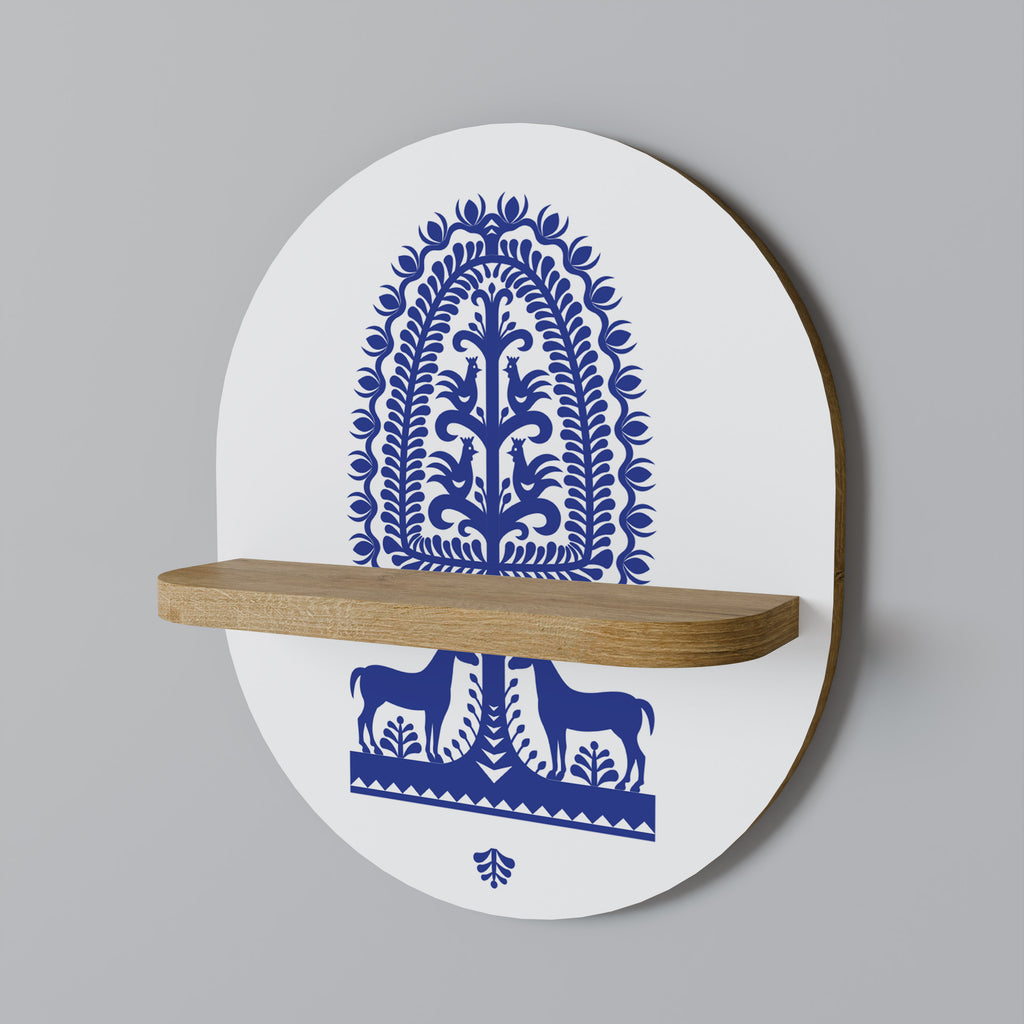POLISH FOLK ART Decorative Art Shelf
