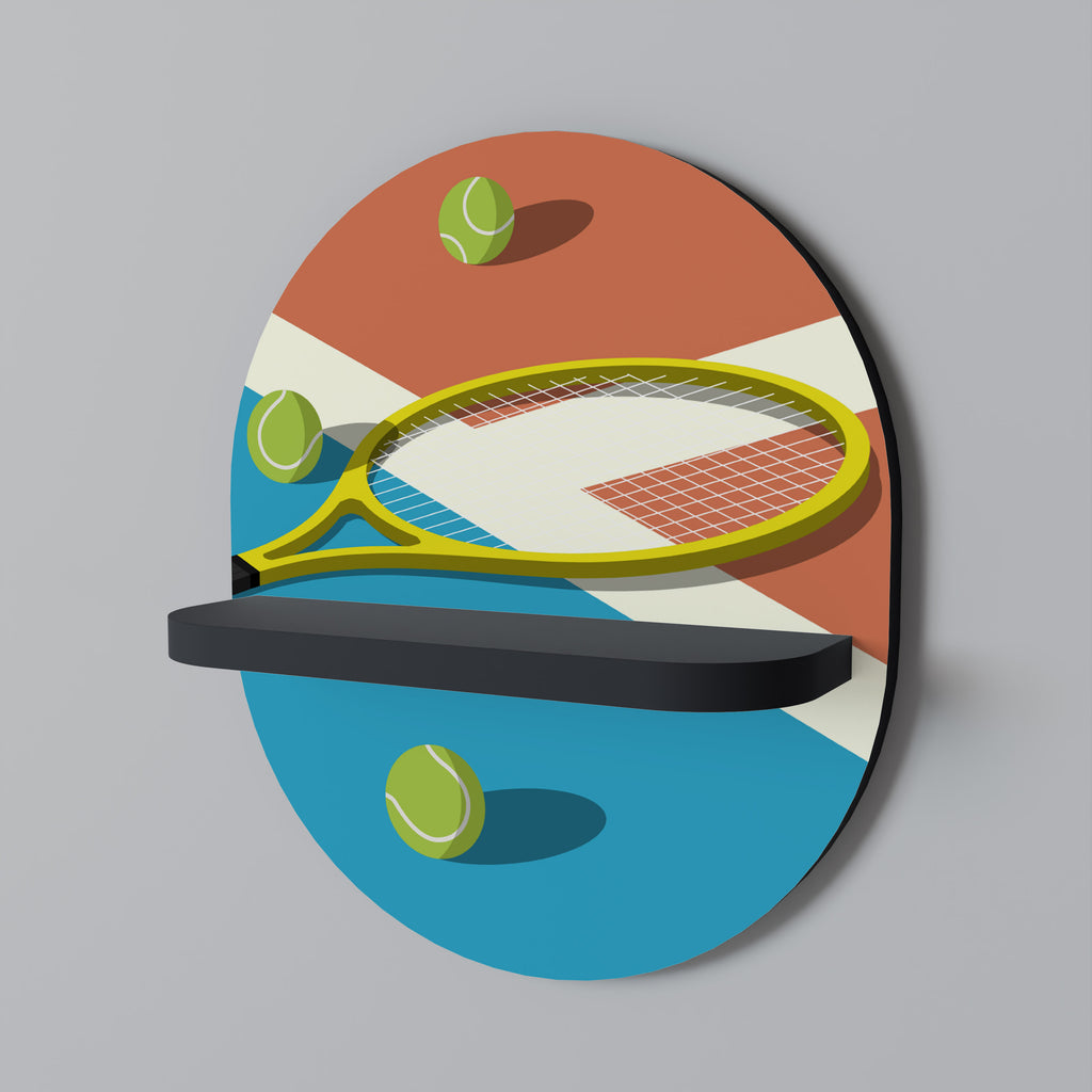 TENNIS ESSENTIALS Decorative Art Shelf