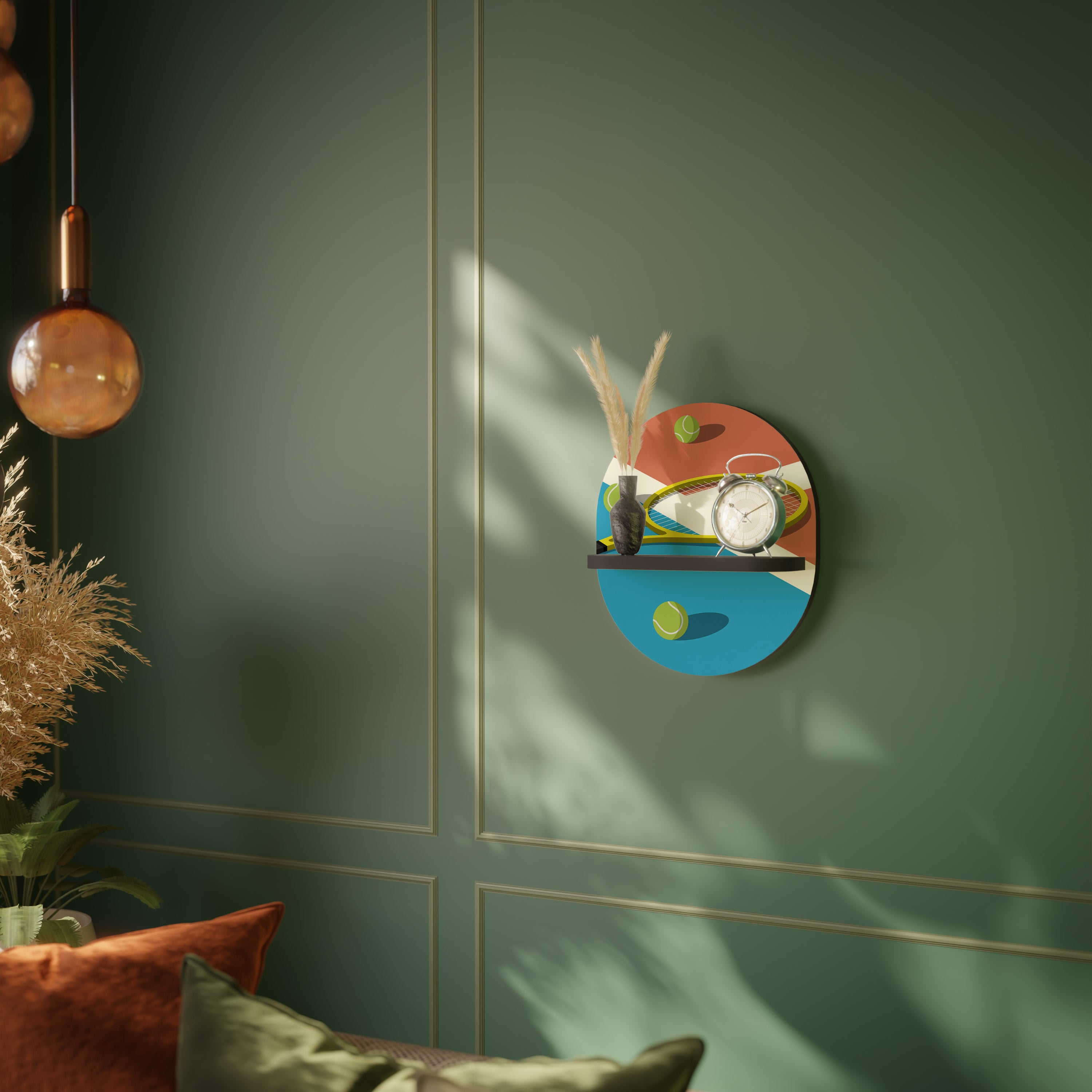 TENNIS ESSENTIALS Decorative Art Shelf