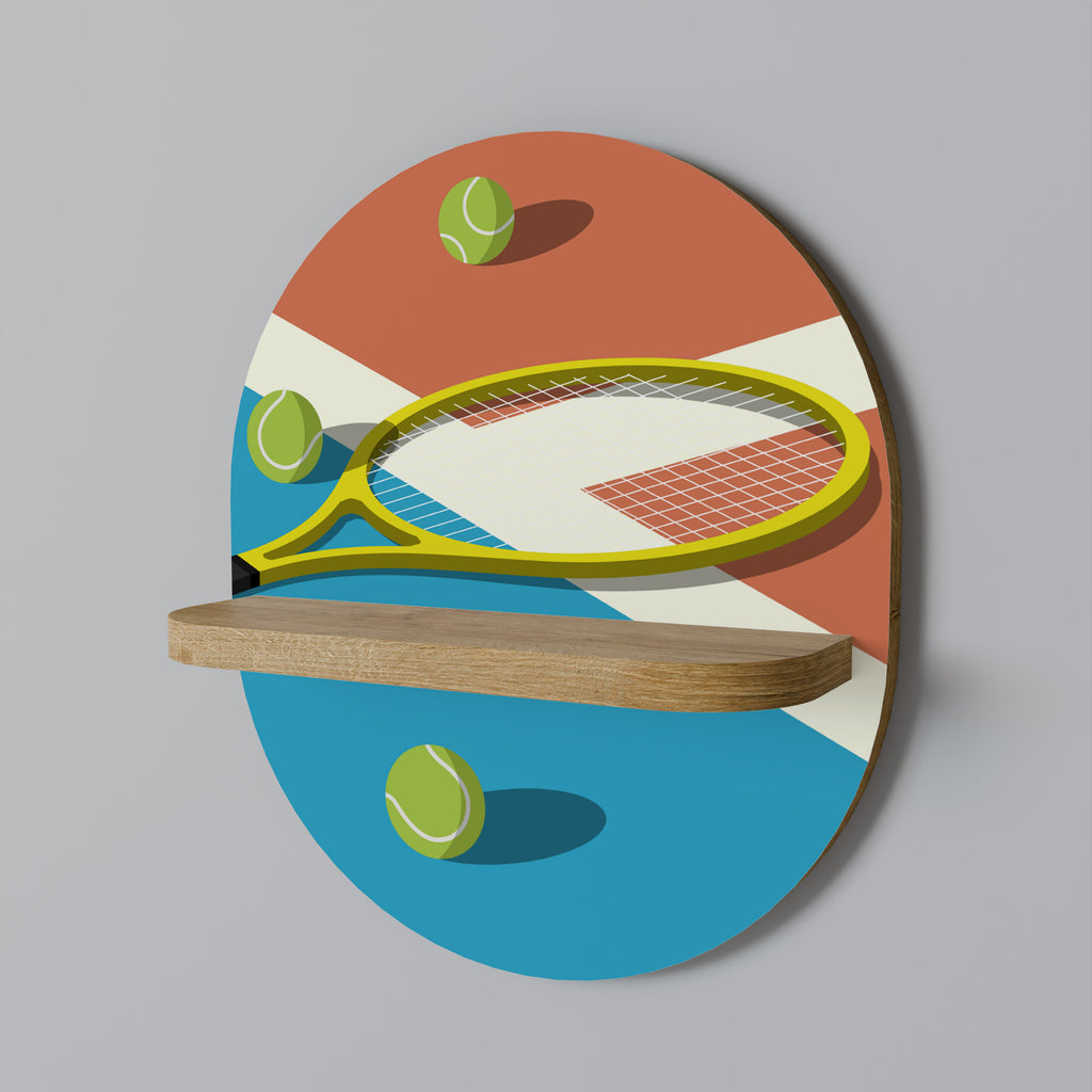TENNIS ESSENTIALS Decorative Art Shelf