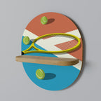 TENNIS ESSENTIALS Decorative Art Shelf