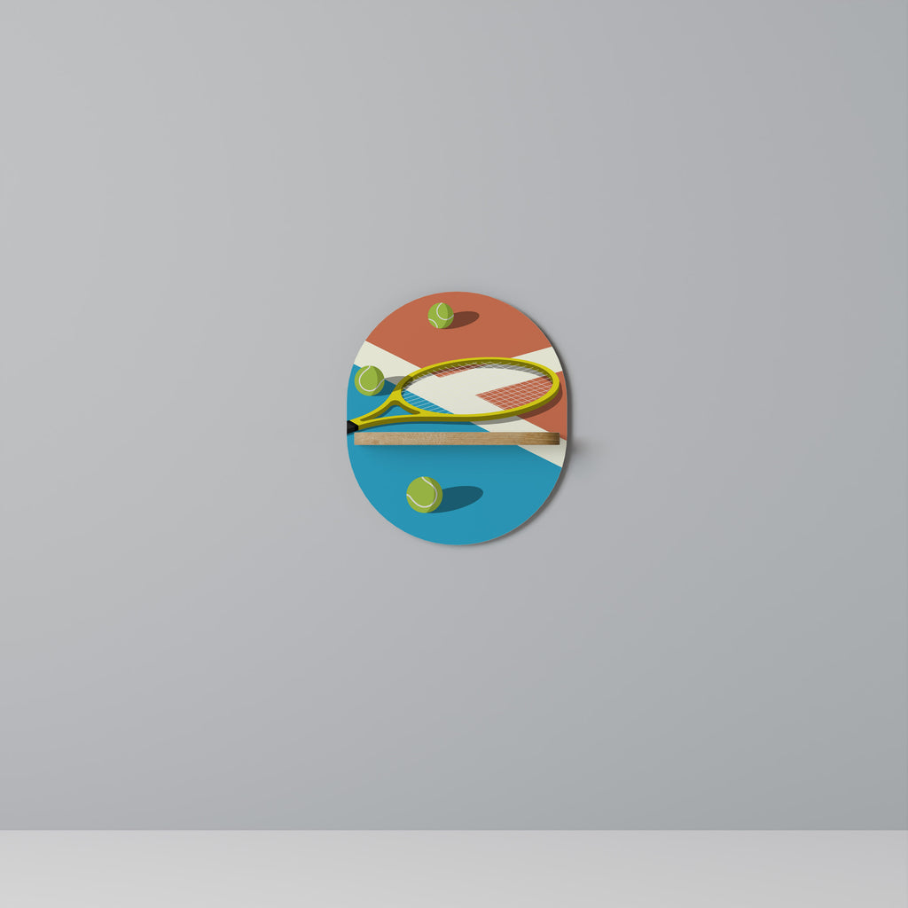 TENNIS ESSENTIALS Decorative Art Shelf