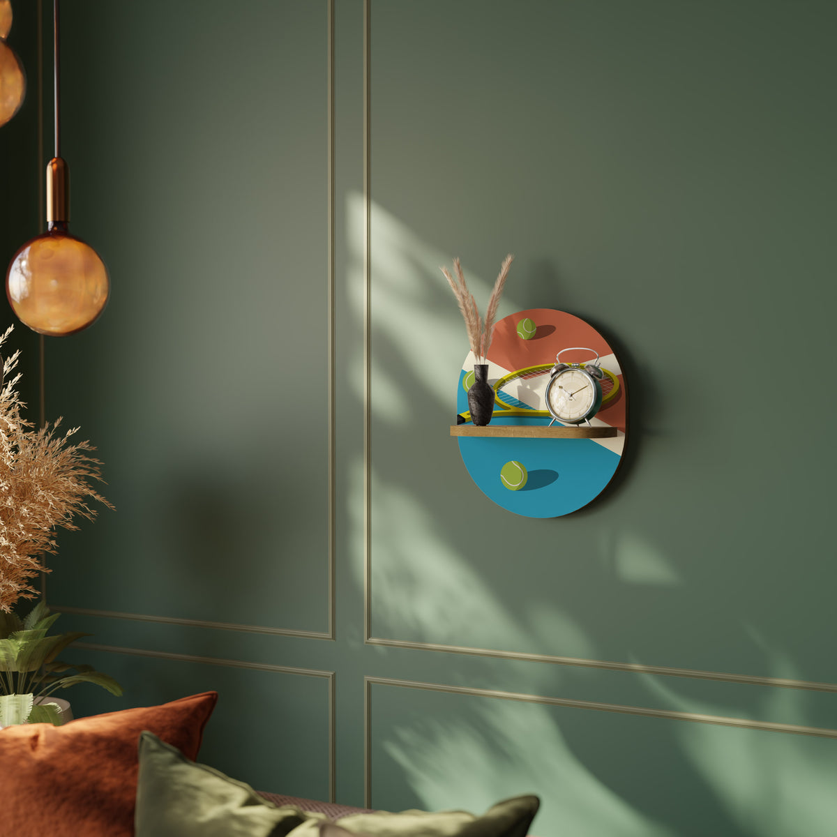 TENNIS ESSENTIALS Decorative Art Shelf