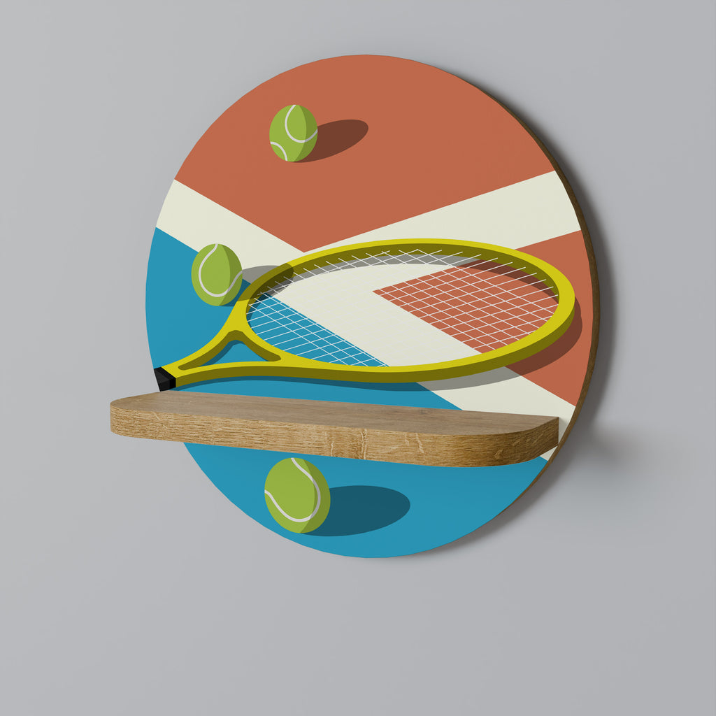 TENNIS ESSENTIALS Decorative Art Shelf