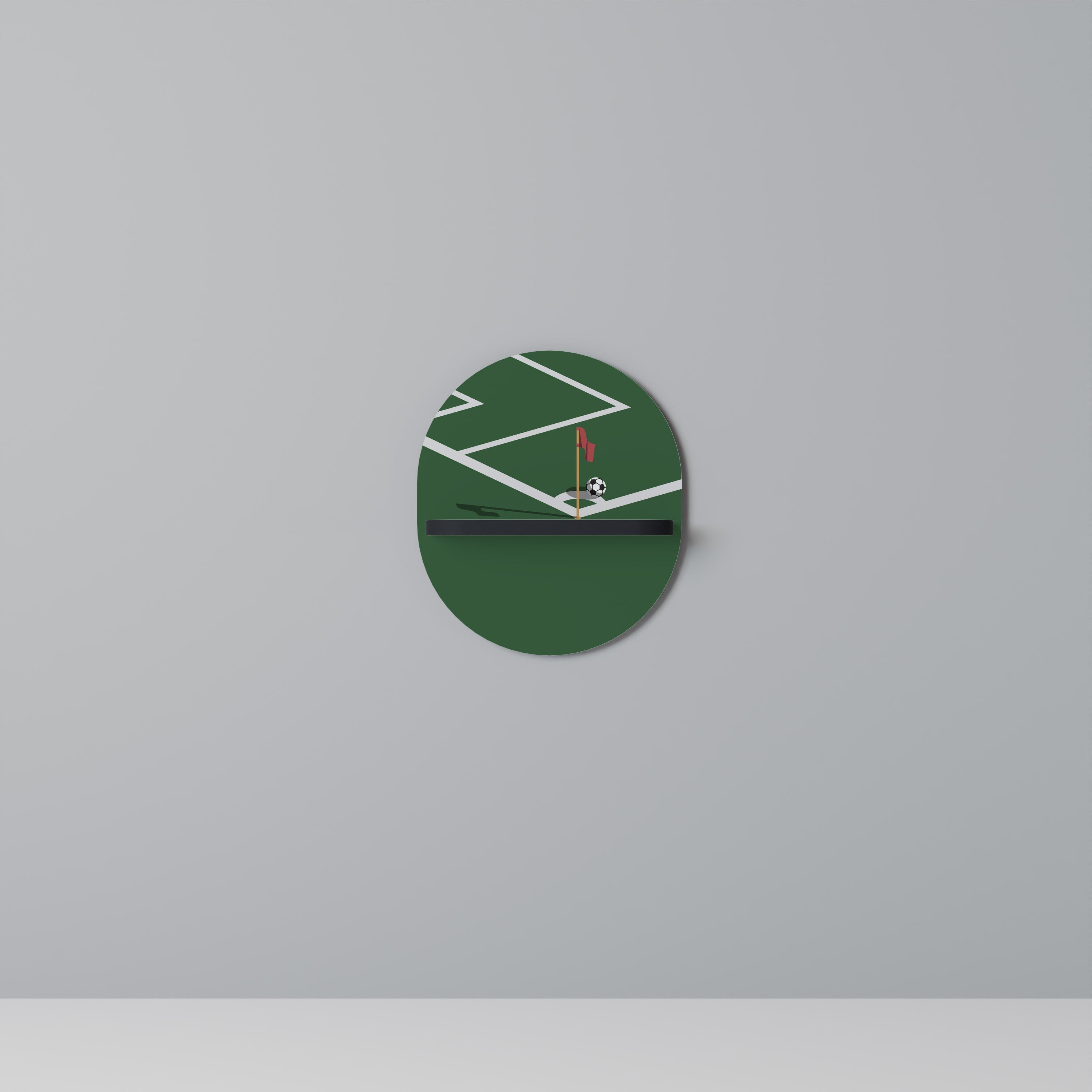 FOOTBALL ACTION Decorative Art Shelf