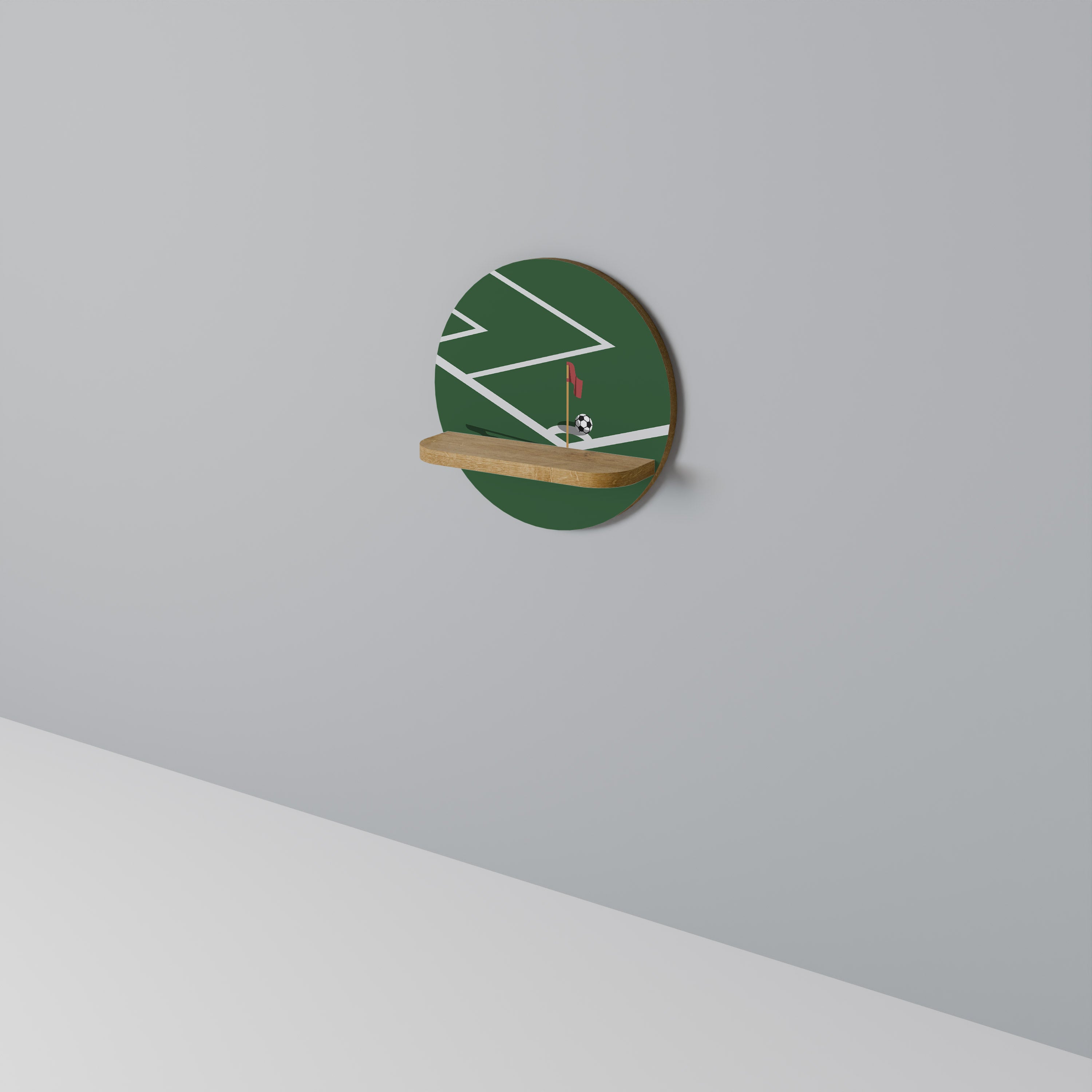 FOOTBALL ACTION Dekoratives Wandregal