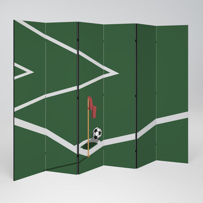 FOOTBALL ACTION 6-Panel Room Divider