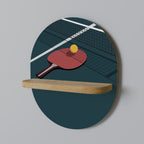 PING- PONG GAME Decorative Art Shelf