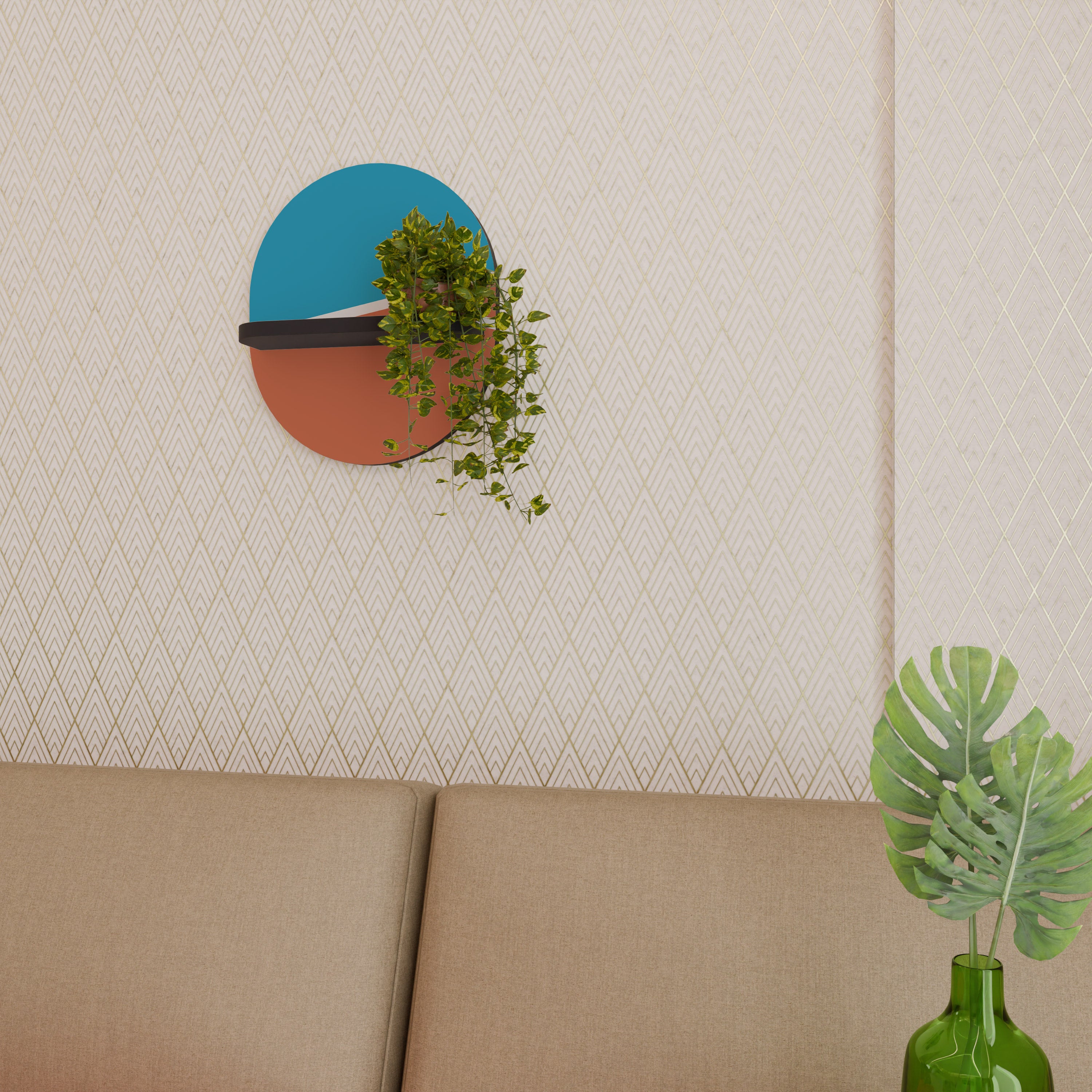 VOLLEYBALL TIME Decorative Art Shelf