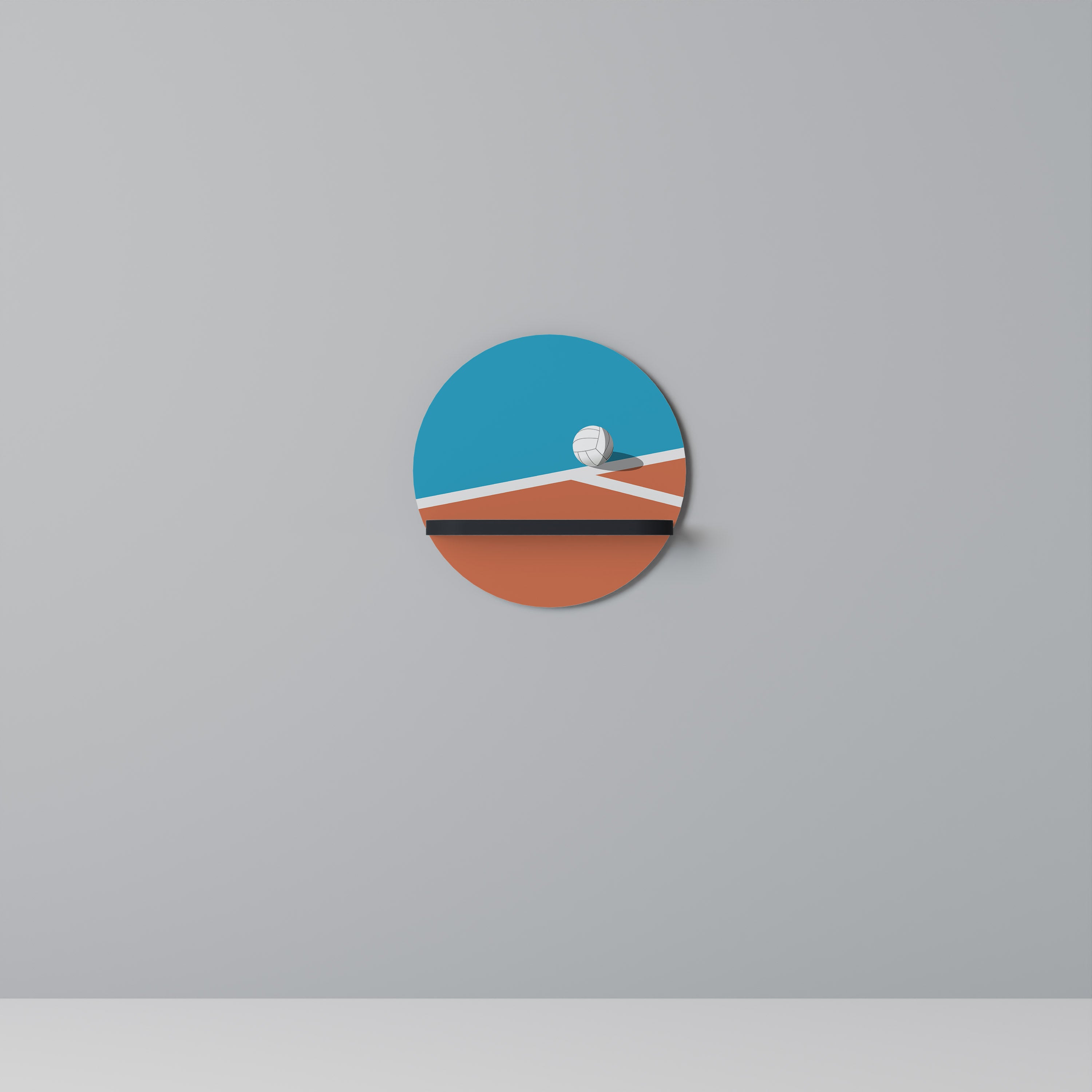 VOLLEYBALL TIME Decorative Art Shelf