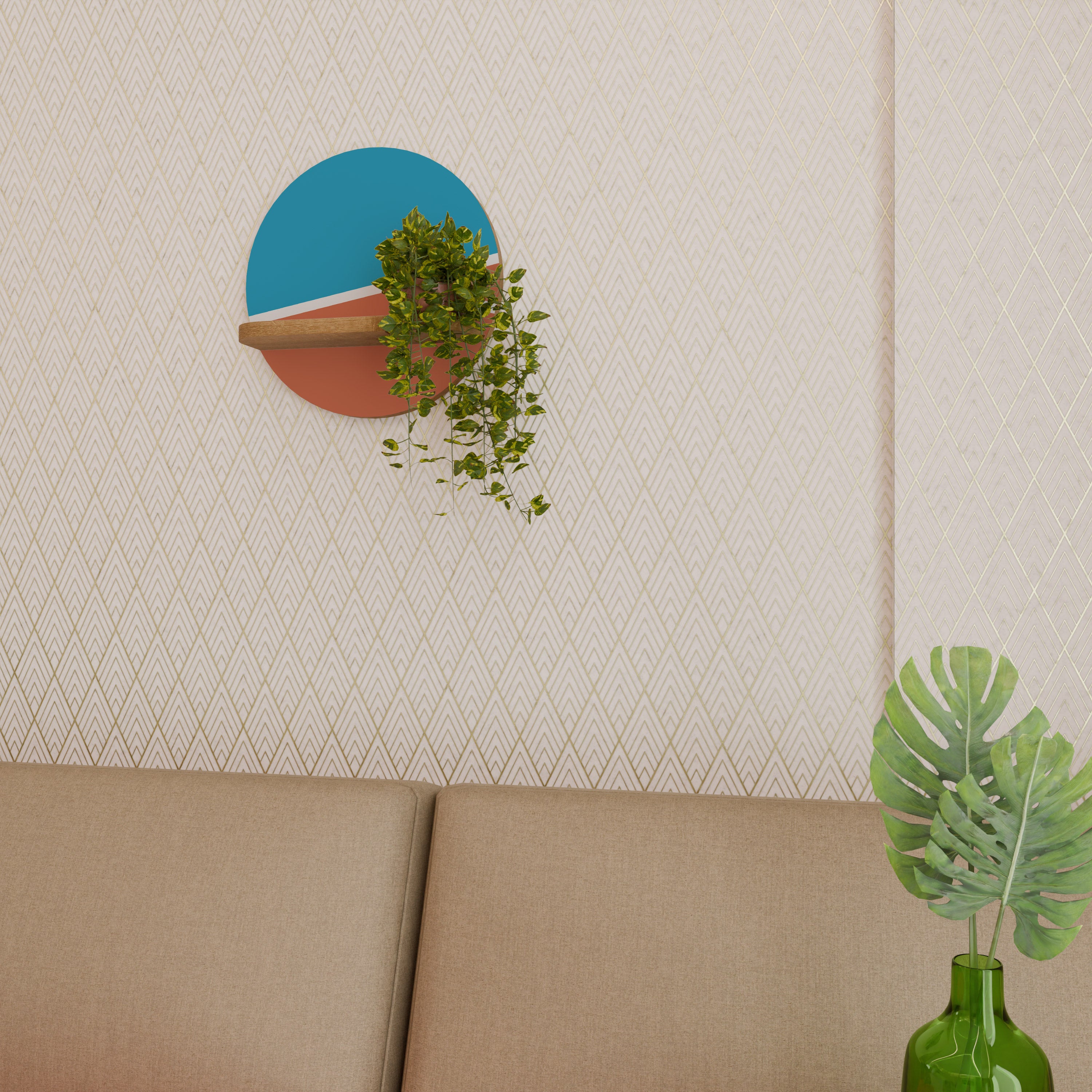 VOLLEYBALL TIME Decorative Art Shelf