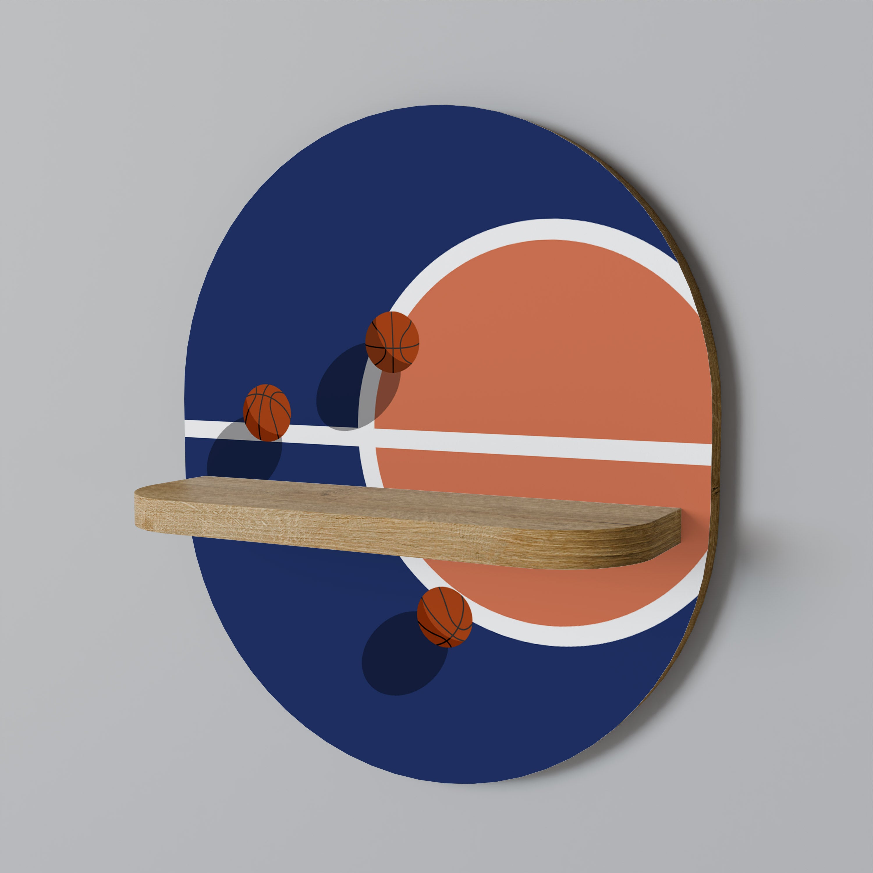 BASKETBALL CHALLENGE Decorative Art Shelf