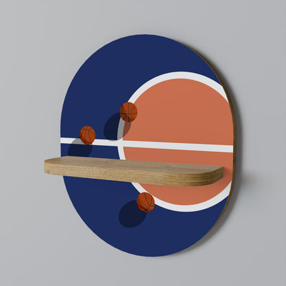 BASKETBALL CHALLENGE Art Shelf