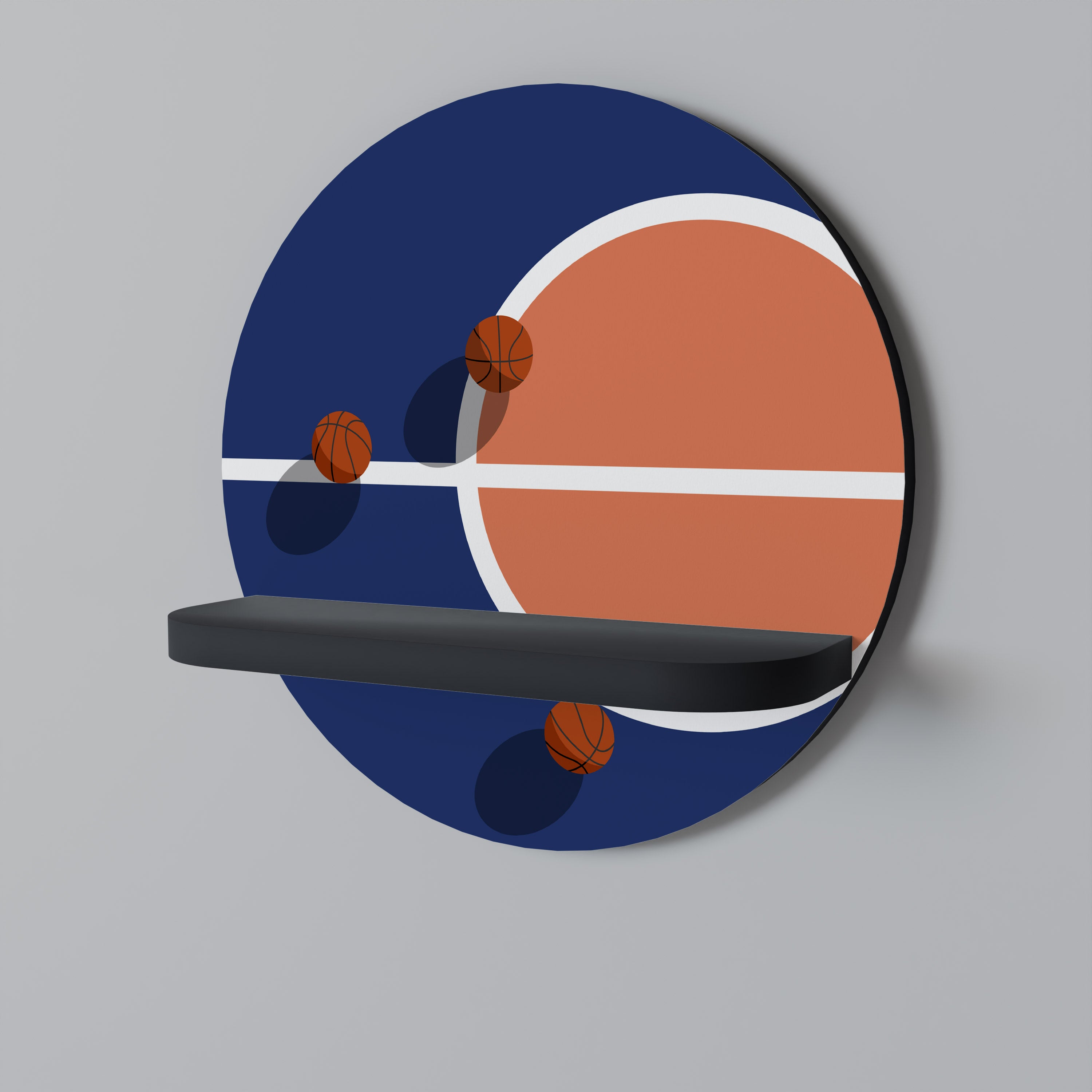 BASKETBALL CHALLENGE Decorative Art Shelf