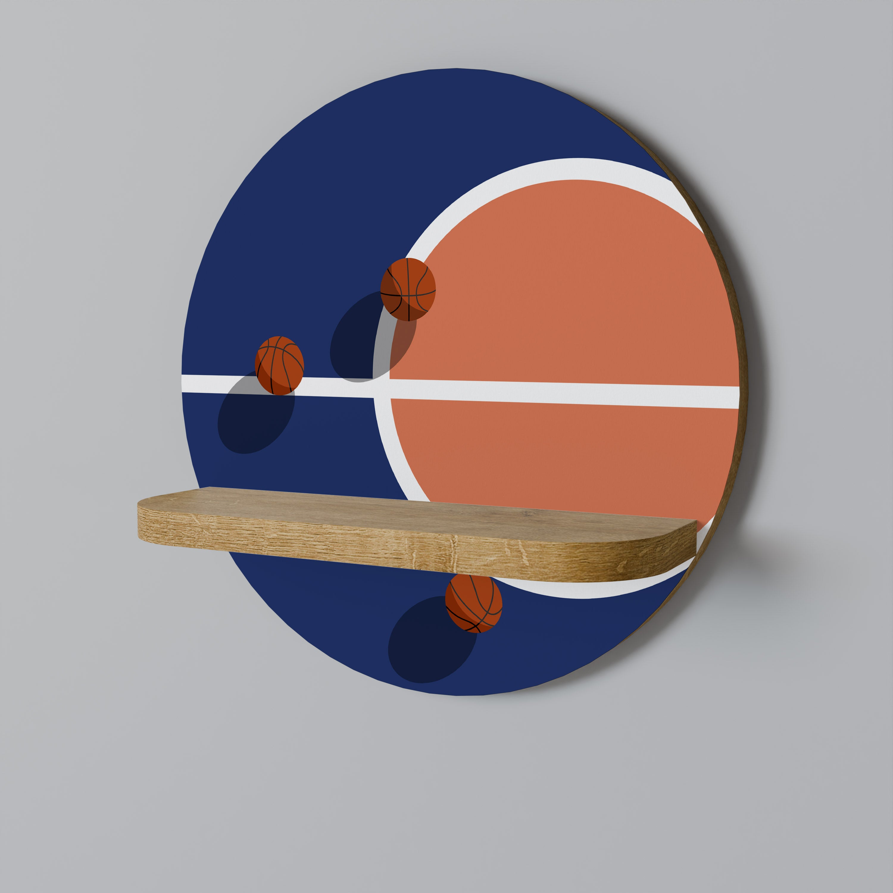 BASKETBALL CHALLENGE Decorative Art Shelf