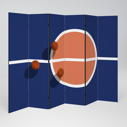 BASKETBALL CHALLENGE Biombo de 6 paneles
