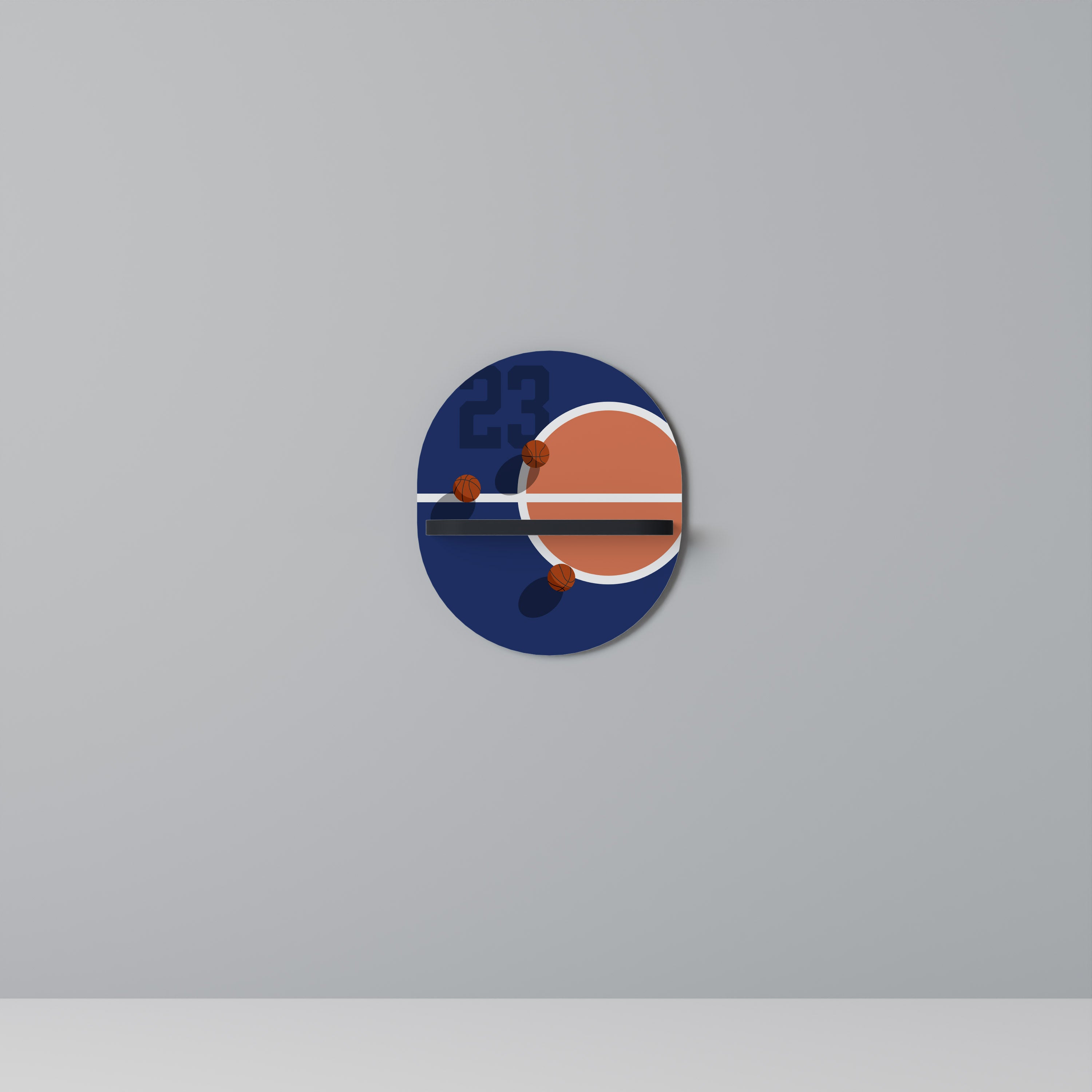 FAMOUS NUMBER 23 Decorative Art Shelf