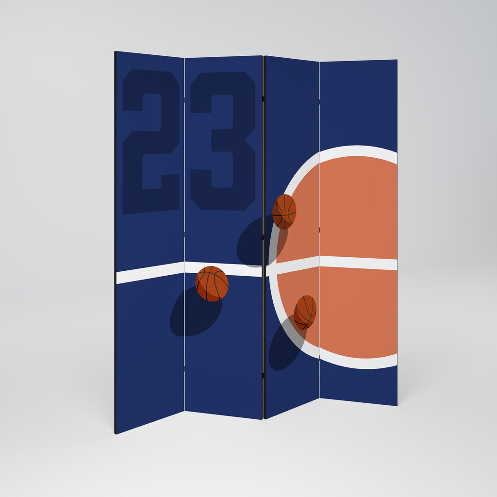 FAMOUS NUMBER 23 Biombo de 4 paneles