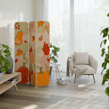 HELLO AUTUMN 3-Panel Plywood Room Divider