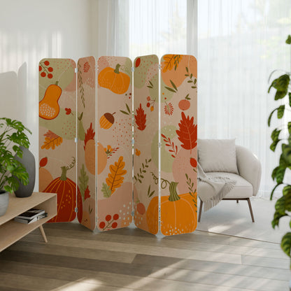 HELLO AUTUMN 5-Panel Plywood Room Divider