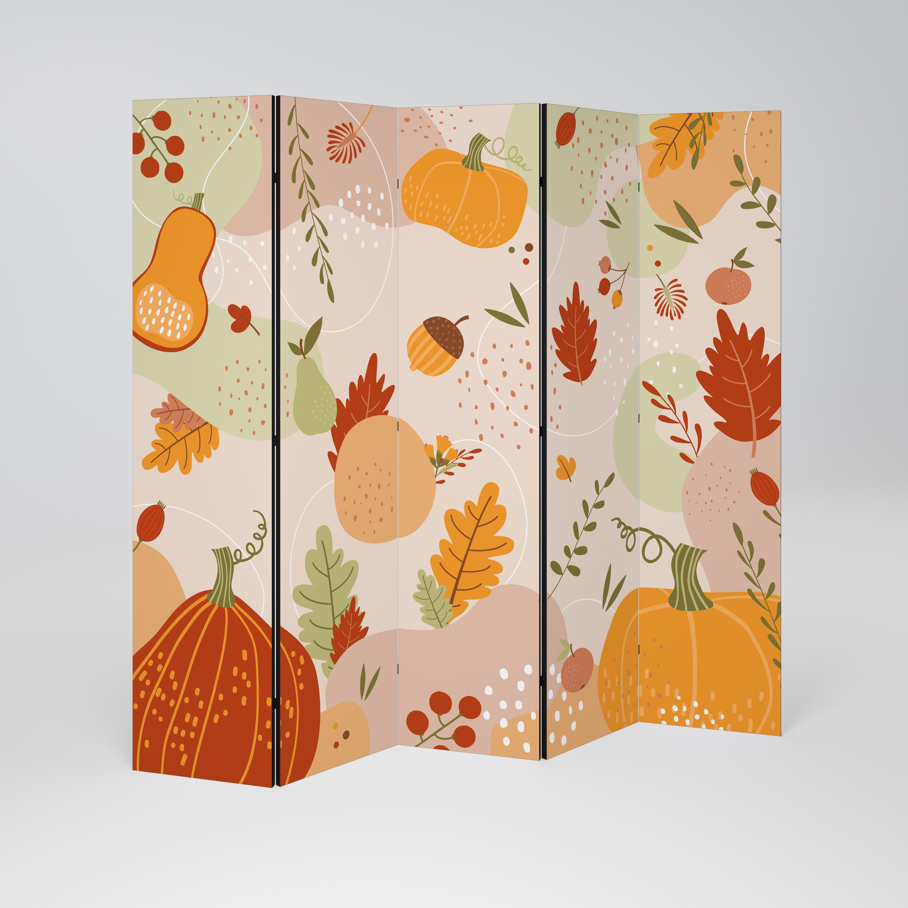 HELLO AUTUMN 5-Panel Room Divider