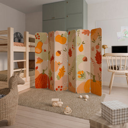 HELLO AUTUMN 6-Panel Plywood Room Divider