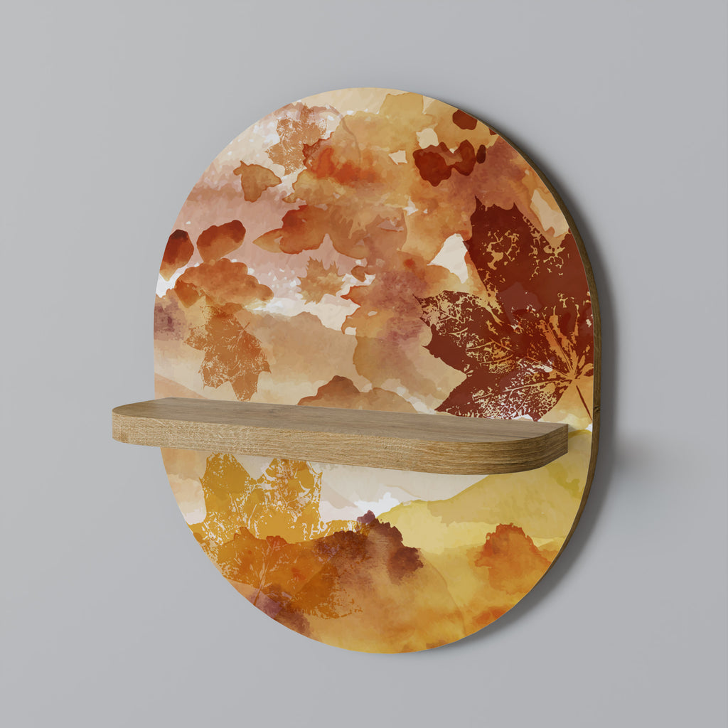TRACES OF AUTUMN Decorative Art Shelf