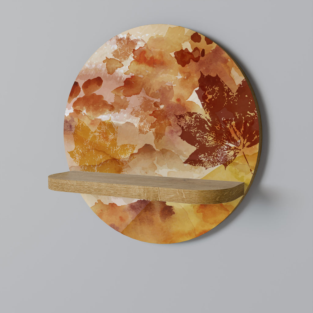 TRACES OF AUTUMN Decorative Art Shelf