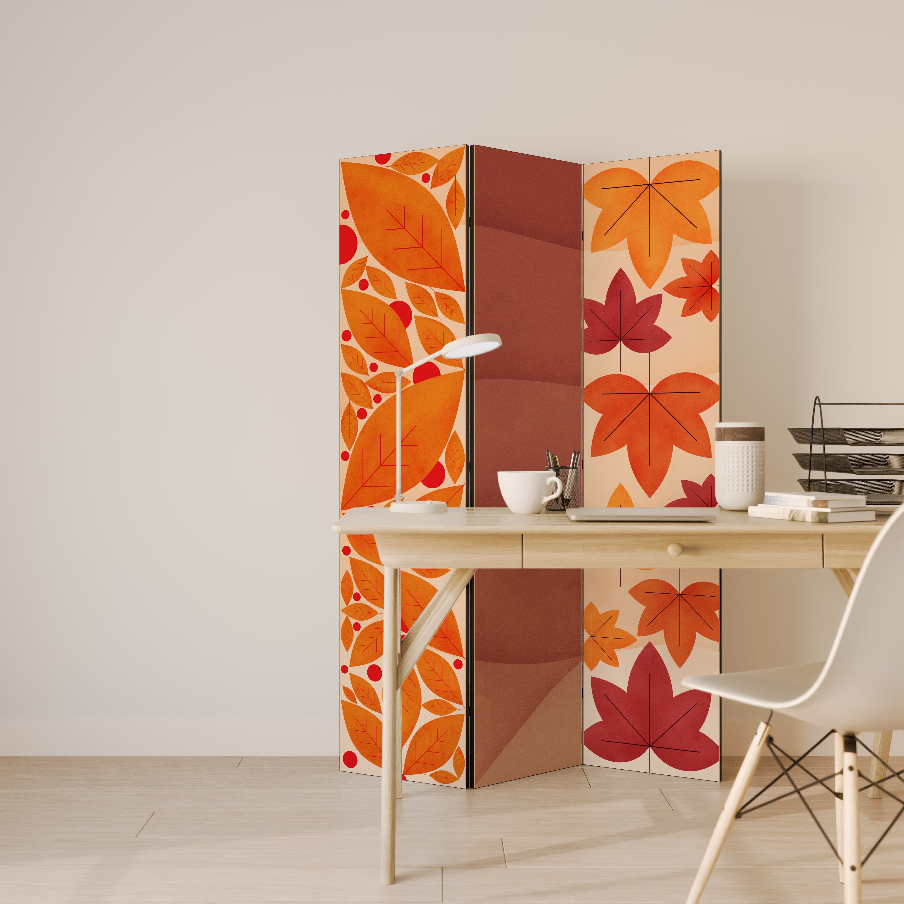 VIBRANT FALL FOLIAGE 3-Panel Room Divider