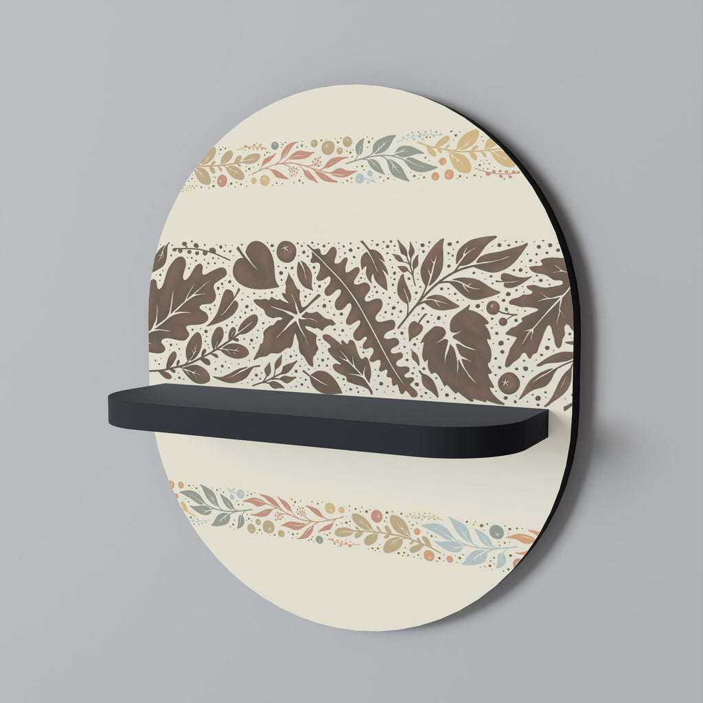 FOLIAGE ROWS Decorative Art Shelf