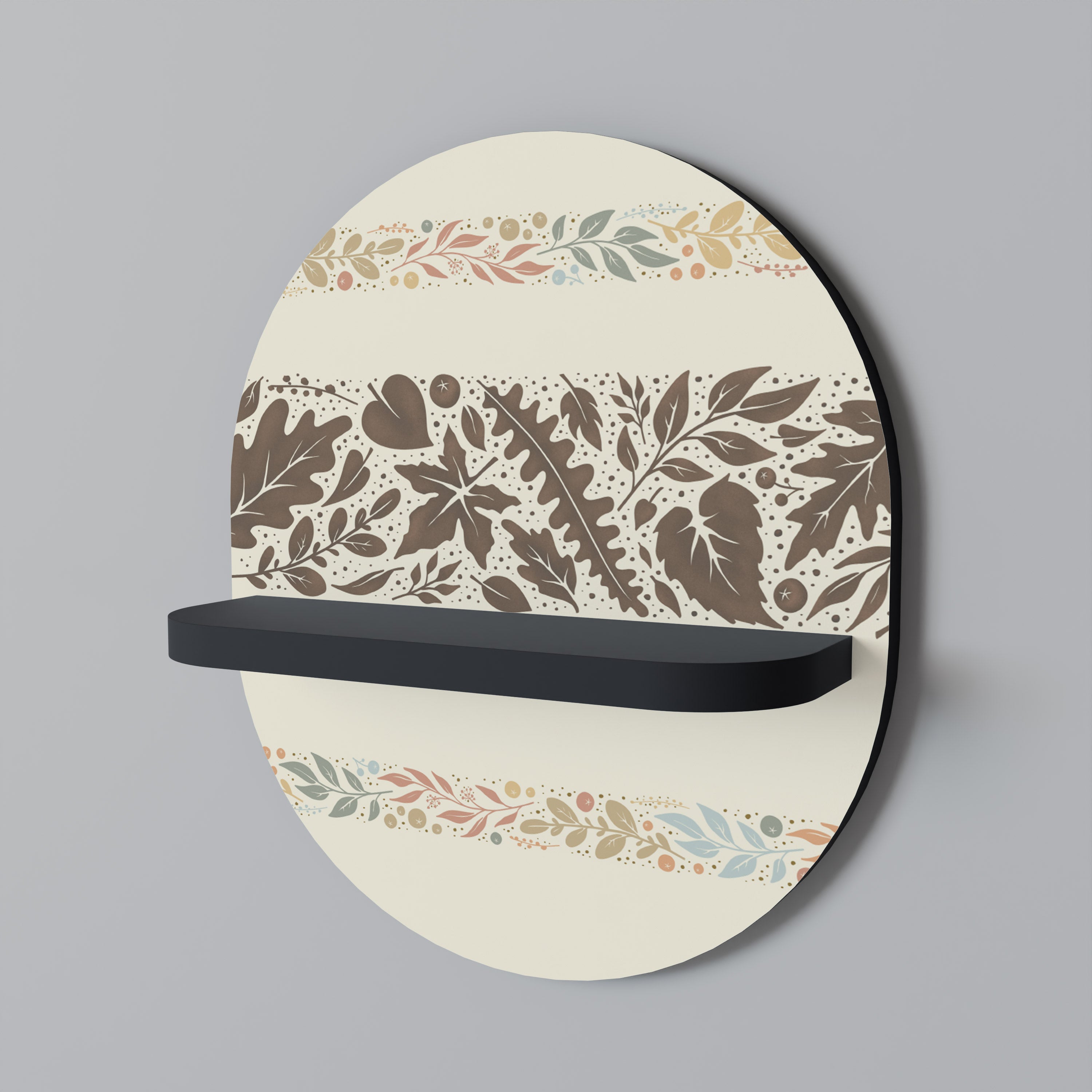 FOLIAGE ROWS Decorative Art Shelf