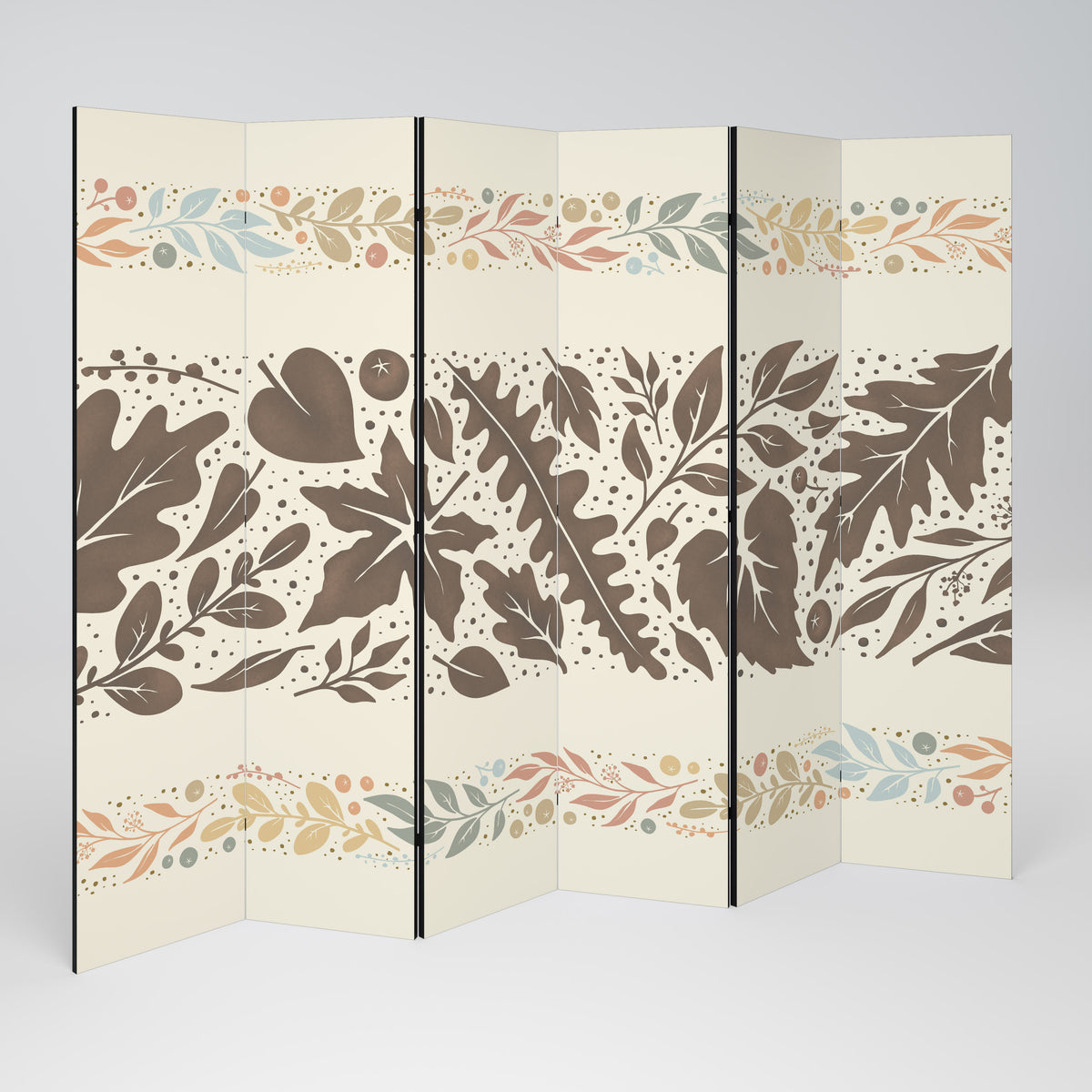 FOLIAGE ROWS Biombo de 6 paneles