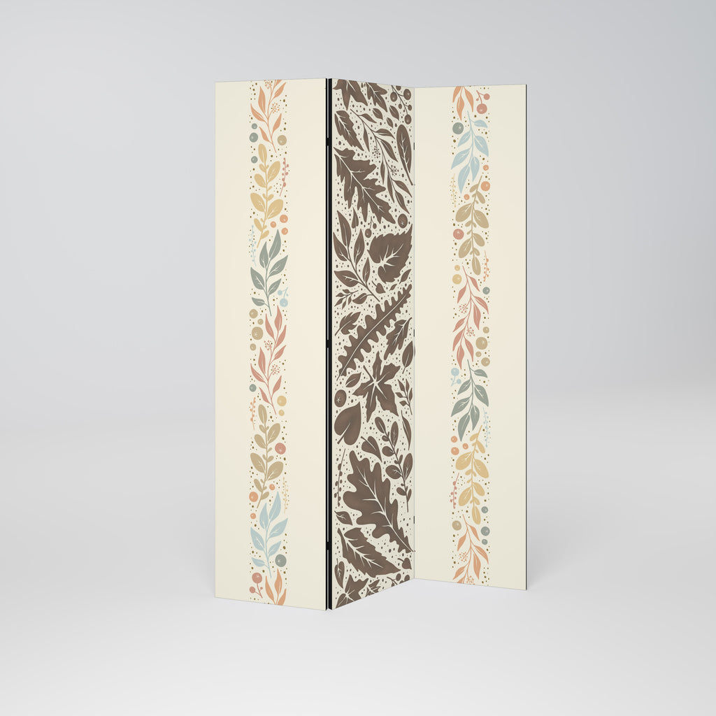 FOLIAGE TALES 3-Panel Room Divider