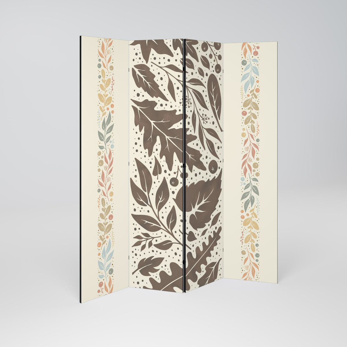 FOLIAGE TALES 4-Panel Room Divider