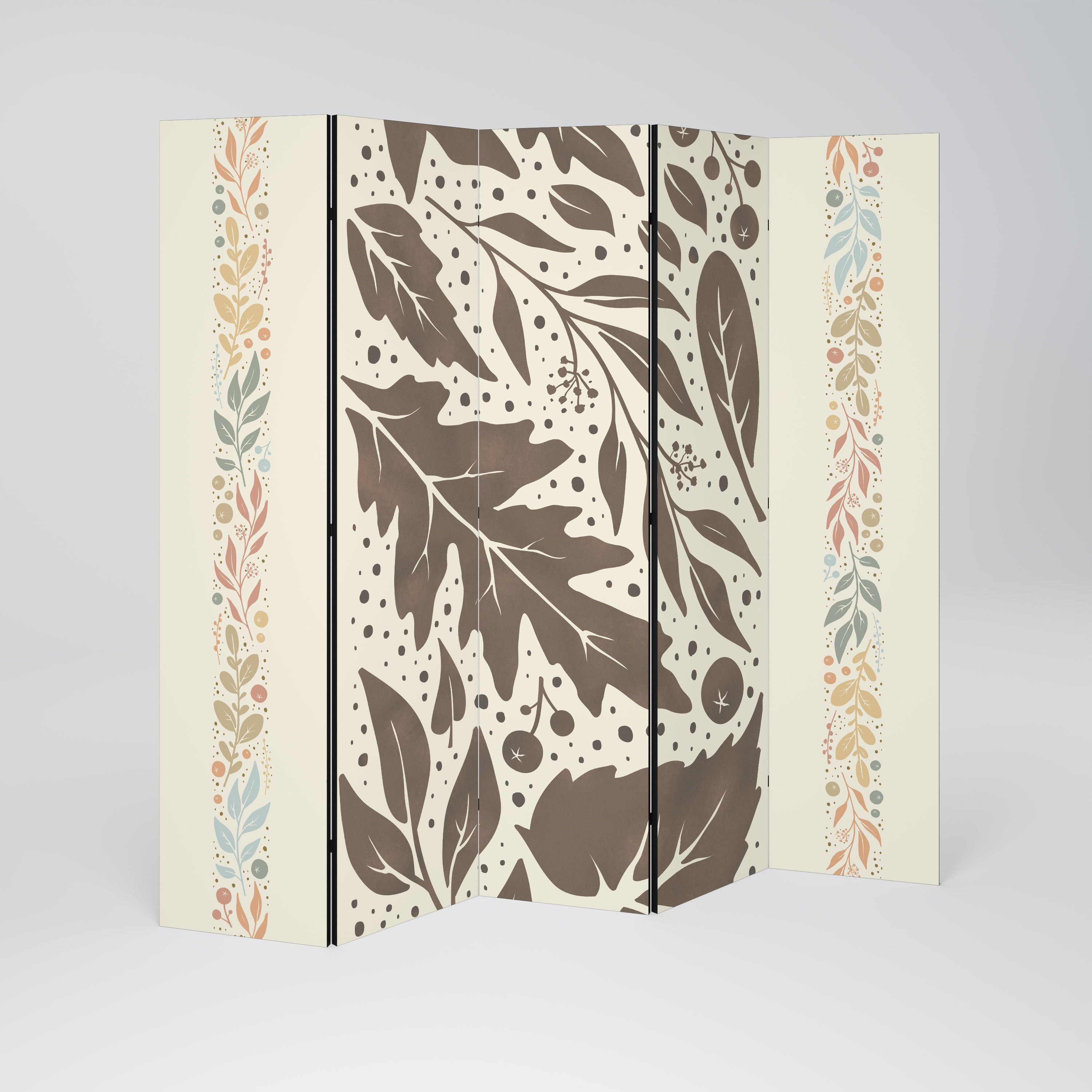 FOLIAGE TALES 5-Panel Room Divider