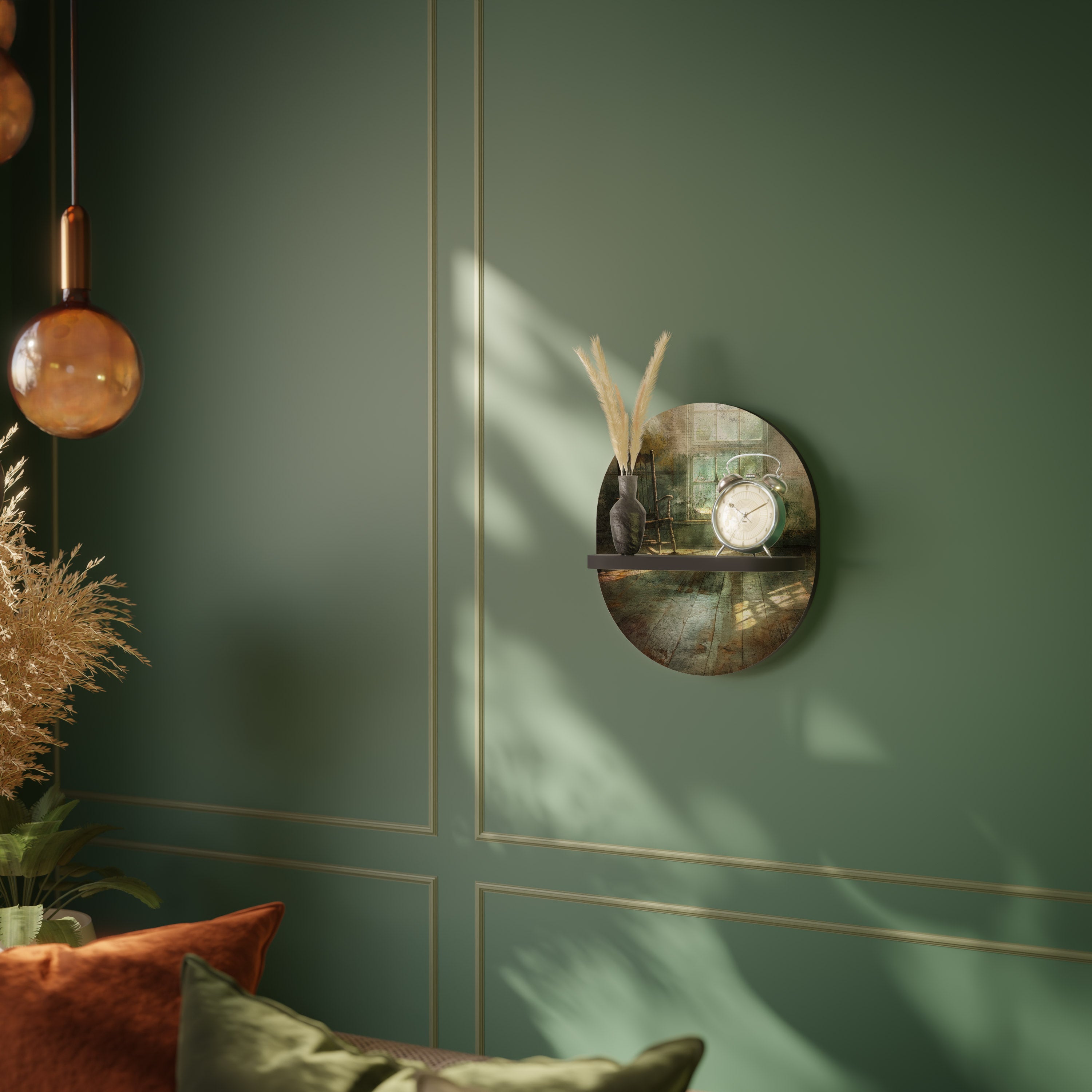 SUNLIT STILLNESS Decorative Art Shelf