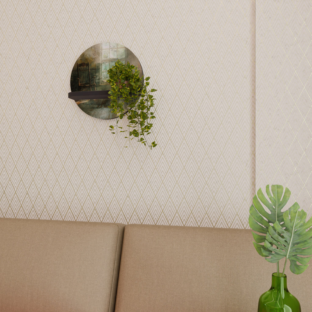 SUNLIT STILLNESS Decorative Art Shelf